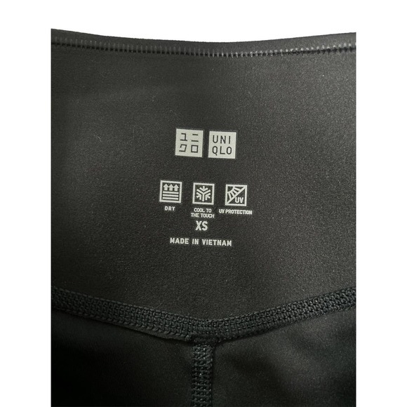 Uniqlo Womens Size XS Black‎ Airism Leggings UV Protection Cool Touch - Picture 6 of 7